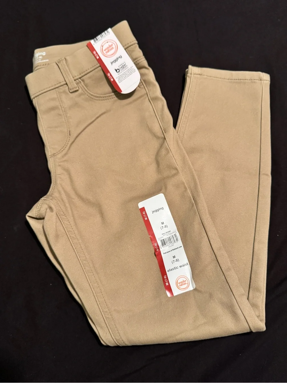 Tan Jegging Pants - Kids